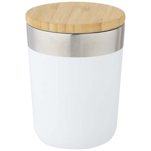 Lagan 330 Ml Copper Vacuum Insulated Stainless Steel Tumbler With Bamboo Lid