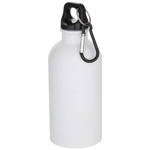 Oregon 400 Ml Matte Rcs Recycled Single Wall Stainless Steel Water Bottle With Carabiner