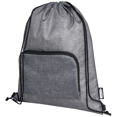 Ash Recycled Foldable Drawstring Bag 7l
