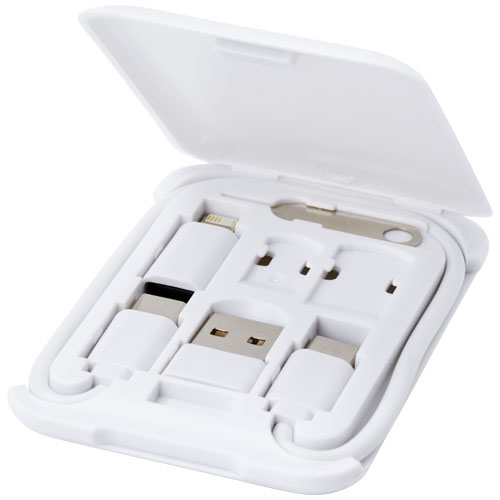 Savvy Recycled Plastic Modular Charging Cable With Phone Holder