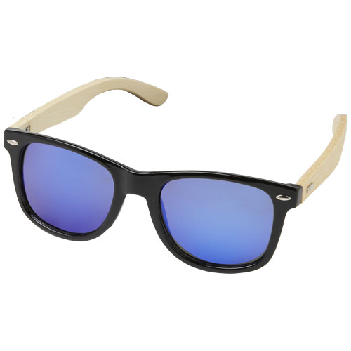 Taiyō Rpet/bamboo Mirrored Polarized Sunglasses In Gift Box