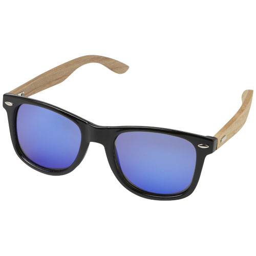 Hiru Rpet/wood Mirrored Polarized Sunglasses In Gift Box