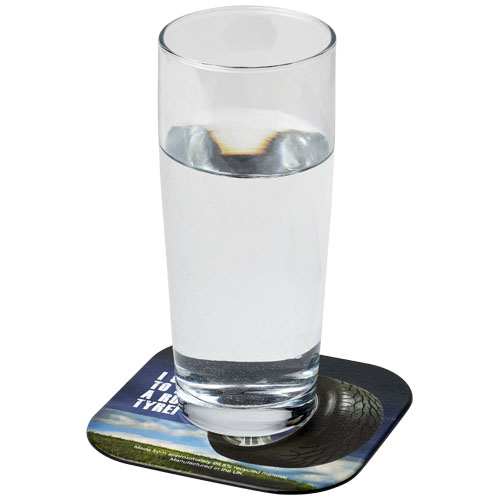 Brite-mat® Square Coaster With Tyre Material