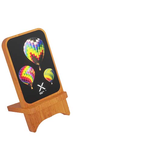 Scx.design W16 15w Light-up Wireless Wooden Stand