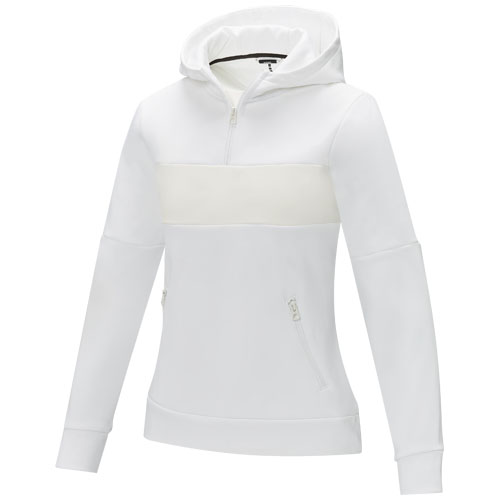Sayan Women's Half Zip Anorak Hooded Sweater